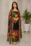 Print Silk Suit