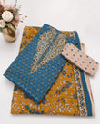 Lawn printed Suit  Embroidery Detailing On The Neckline