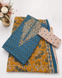 Lawn printed Suit  Embroidery Detailing On The Neckline