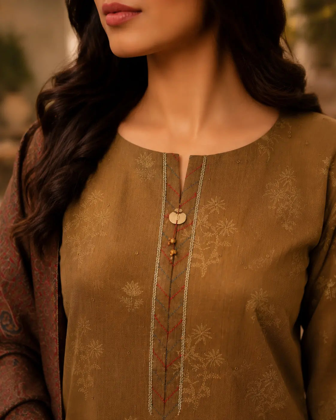 Premium Dye-Over Print Khaddar KCE-3084