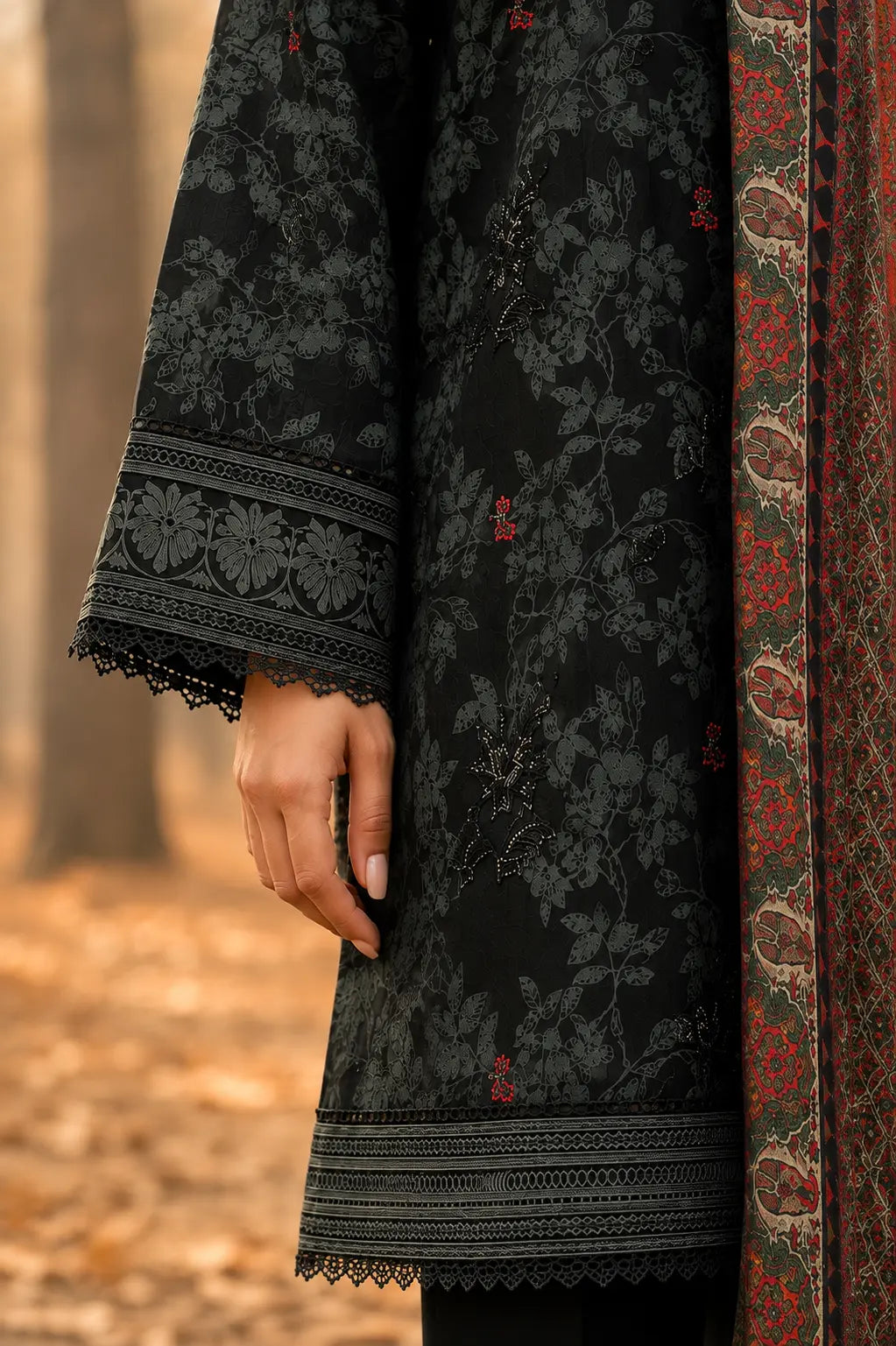 Premium Dye-Over Print Khaddar KCE-3087