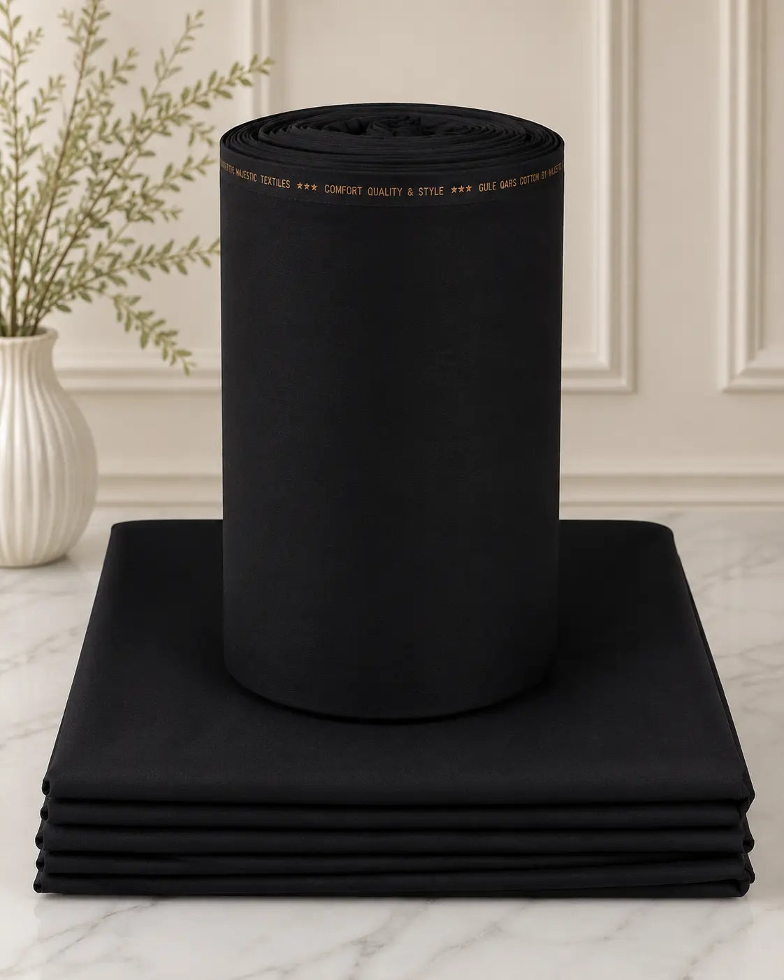 GUL-E-QARAS Cotton Unstich