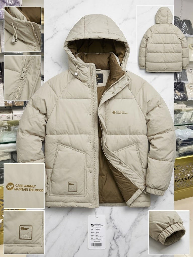 Men’s & Women’s Winter Puffer Jacket – Cold Proof Outerwear with Hood
